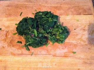 菠菜粉条鸡蛋素蒸包的做法步骤:4