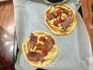 培根蟹柳小披萨的做法步骤:10