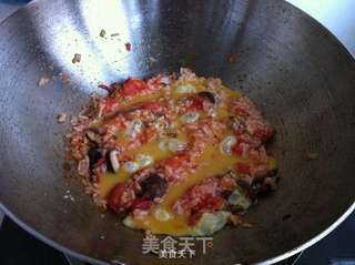 西红柿蛋炒饭的做法步骤:8