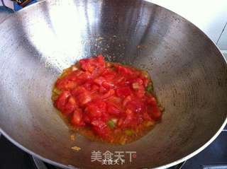 西红柿蛋炒饭的做法步骤:4