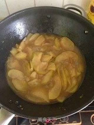 煎猪排佐苹果酱的做法步骤:5