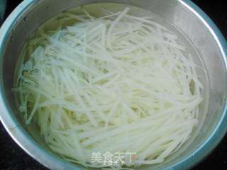 椒香土豆丝的做法步骤:6