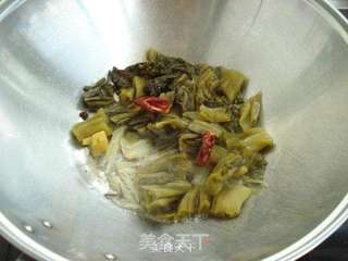 酸菜肉片的做法步骤:5
