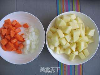 咖哩牛肉土豆饭的做法步骤:3