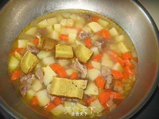 咖哩牛肉土豆饭的做法步骤:9