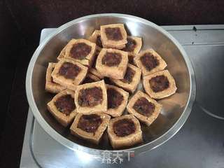 煎酿豆腐的做法步骤:13