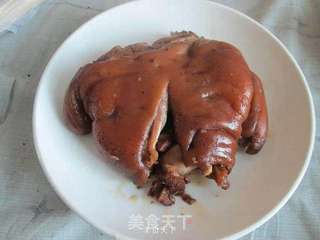 扒肘子的做法步骤:6