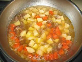咖哩牛肉土豆饭的做法步骤:8