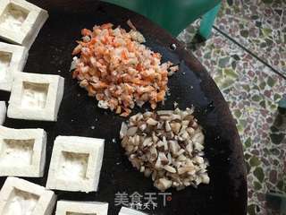 煎酿豆腐的做法步骤:5