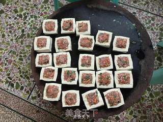 煎酿豆腐的做法步骤:9