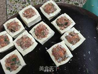 煎酿豆腐的做法步骤:10