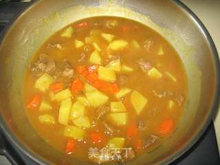 咖哩牛肉土豆饭的做法步骤:10