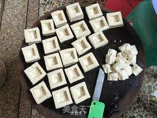 煎酿豆腐的做法步骤:4