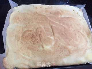 肉松蛋糕卷的做法步骤:16