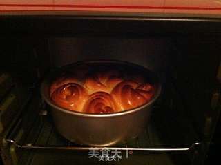 玫瑰花型面包的做法步骤:12