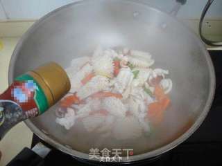 清炒墨鱼的做法步骤:11