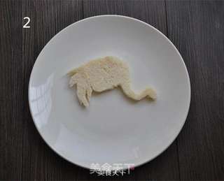 教你巧用吐司轻松制作国画版创意餐的做法步骤:2