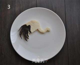 教你巧用吐司轻松制作国画版创意餐的做法步骤:3