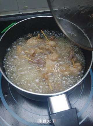 孜然牙签肉的做法步骤:5