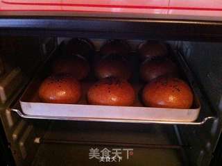 黑芝麻早餐包的做法步骤:11