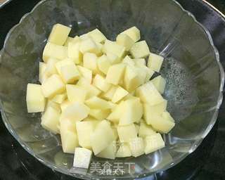 培根芝士焗薯泥的做法步骤:2