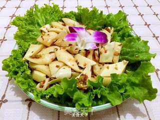 孜然辣酱炒黄喉的做法步骤:8