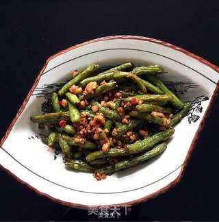 干煸四季豆的做法步骤：8