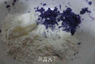紫薯玫瑰花的做法步骤:3
