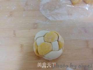 南瓜绣球蜜豆包的做法步骤:15
