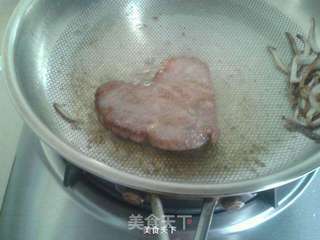 心形黑椒沙朗牛排的做法步骤:8