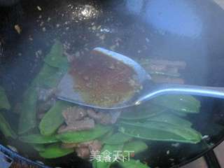 菲力牛排炒荷兰豆的做法步骤:10