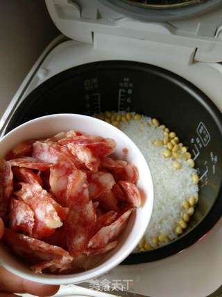 黄豆煲仔饭的做法步骤:5