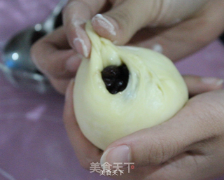 红豆墨西哥包的做法步骤:8