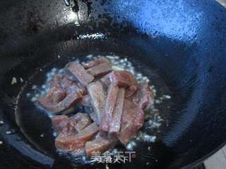 菲力牛排炒荷兰豆的做法步骤:6