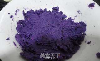 紫薯玫瑰花的做法步骤:2