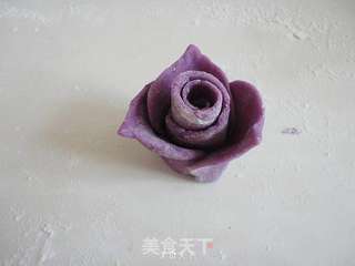 紫薯玫瑰花的做法步骤:9