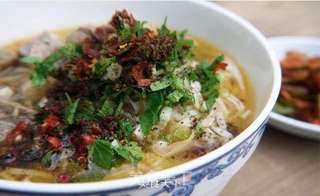 腾冲小吃——牛肉饵丝的做法步骤:3