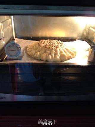 豆沙花样面包的做法步骤:17