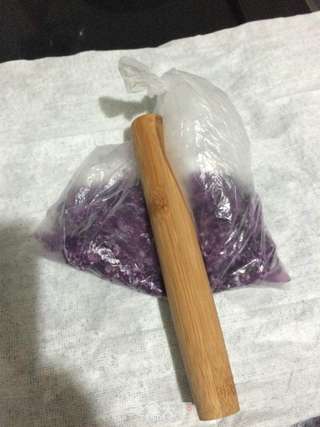 椰丝紫薯泥的做法步骤:6