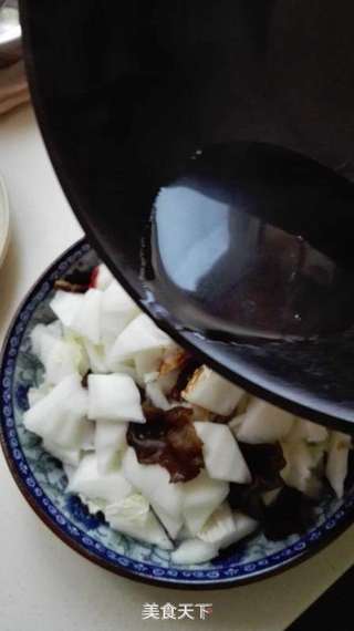 椒油糖醋白菜的做法步骤:8