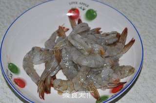 秋葵虾球的做法步骤:2