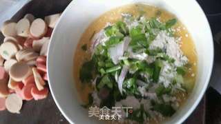 火腿鸡蛋饼的做法步骤：2