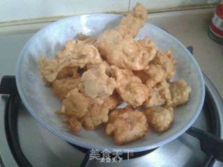 #菠萝咕佬三文鱼的做法图解9