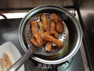 #脆炸三文鱼的做法图解7