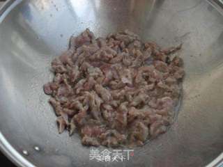 青椒牛肉丝的做法步骤:5