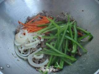 #青椒牛肉丝的做法图解9