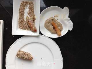 脆炸三文鱼的做法步骤:8