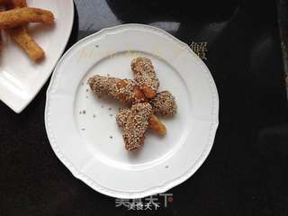 脆炸三文鱼的做法步骤:9