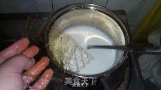 美颜丰胸好神器——木瓜牛奶冻的做法步骤:7