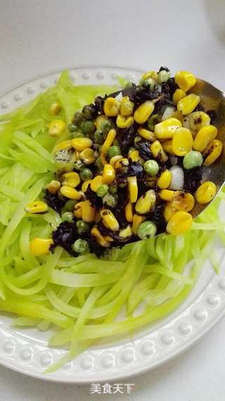 橄榄菜拌莴笋的做法步骤：10